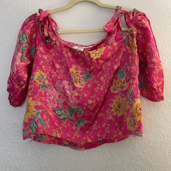 Forever 21 floral off the shoulder top - Picture 2 of 5